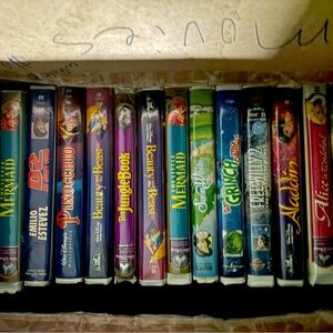Various Disney movies VHS
